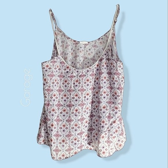SOLD- GARAGE Flowy Tiered Top with mozaic pattern - M - Picture 1 of 8